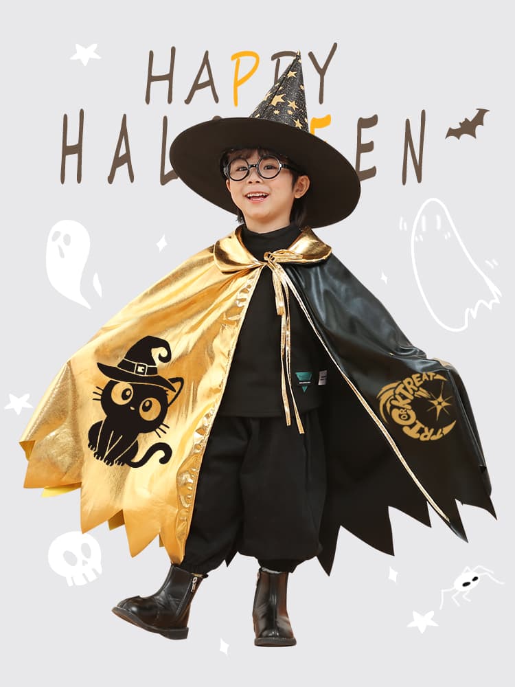 こどもコスプレ こどもコスプレ 魔法使い見習いケープセット