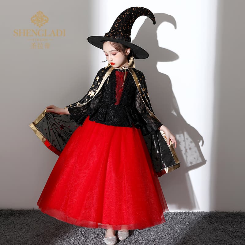 こどもコスプレ こどもコスプレ 魔女の宮廷風ドレス