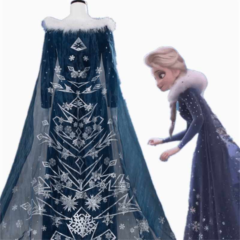 こどもコスプレ こどもコスプレ 氷雪の女王ドレス