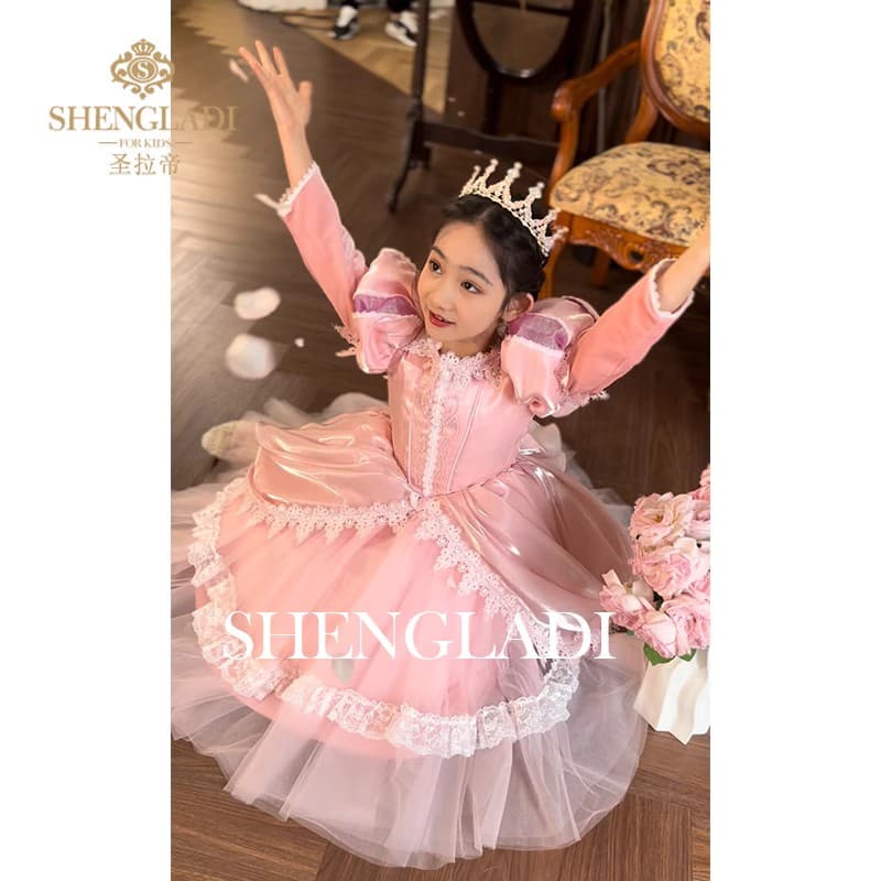こどもコスプレ こどもコスプレ 優美な天使ロングドレス