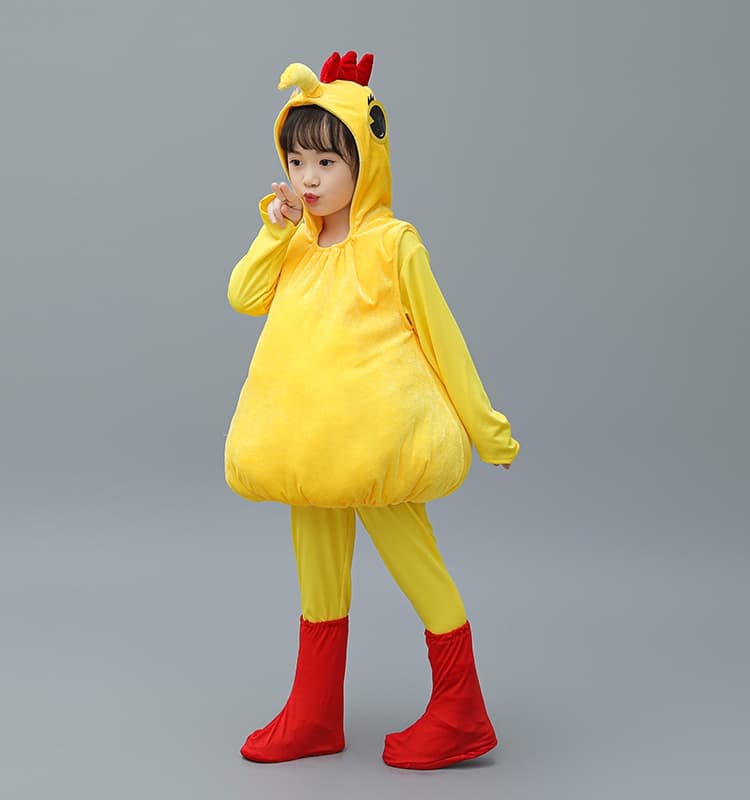 こどもコスプレ こどもコスプレ もこもこひよこ変身着ぐるみ