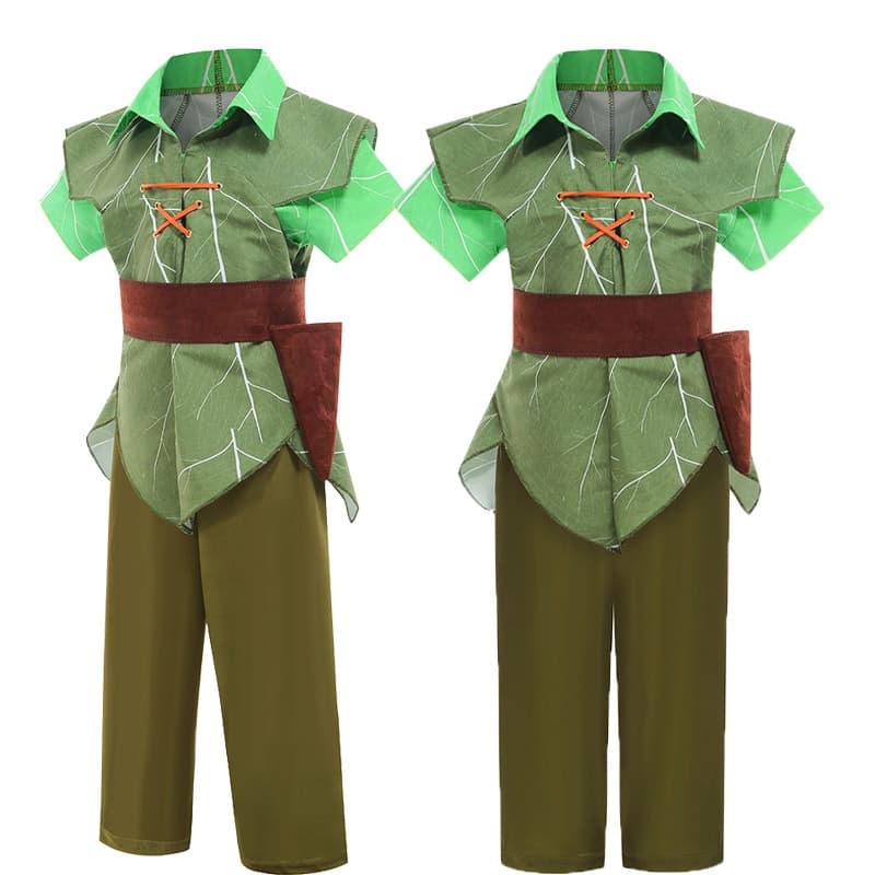 こどもコスプレ 森の冒険者 葉っぱの戦士 なりきり衣装