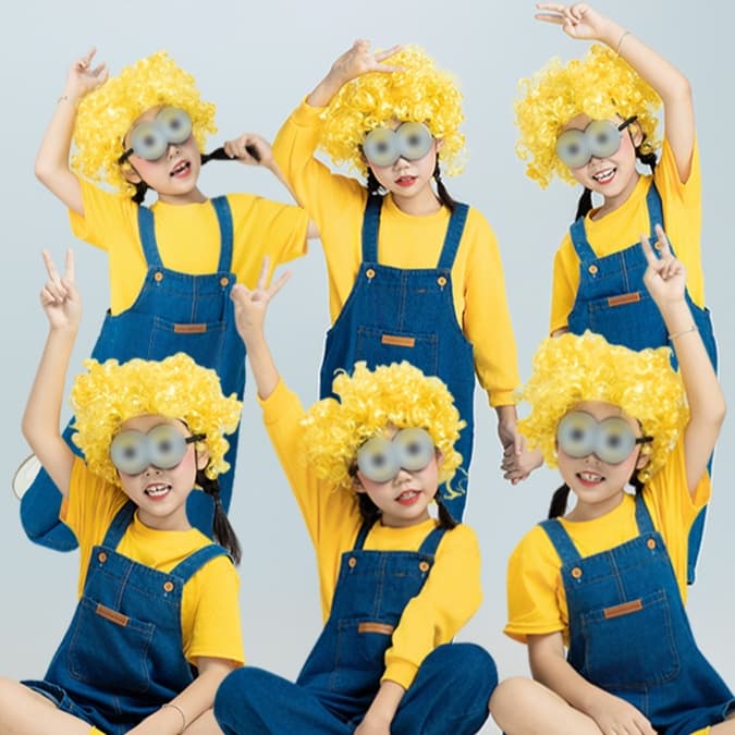 こどもコスプレ つなぎパンツ かぼちゃ こども変身衣装