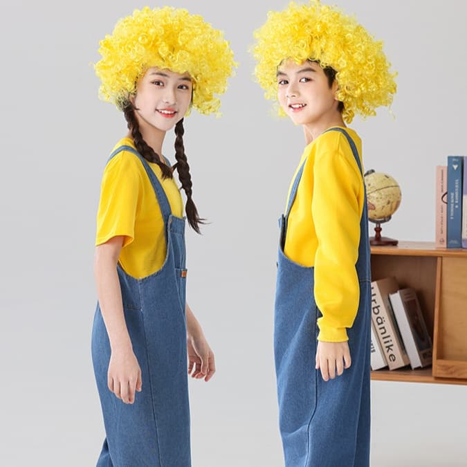 こどもコスプレ つなぎパンツ かぼちゃ こども変身衣装
