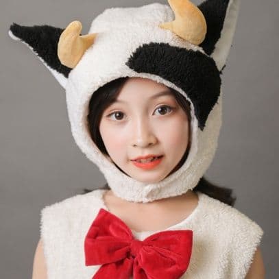 こどもコスプレ こどもコスプレ もこもこ牛さん変身着ぐるみ