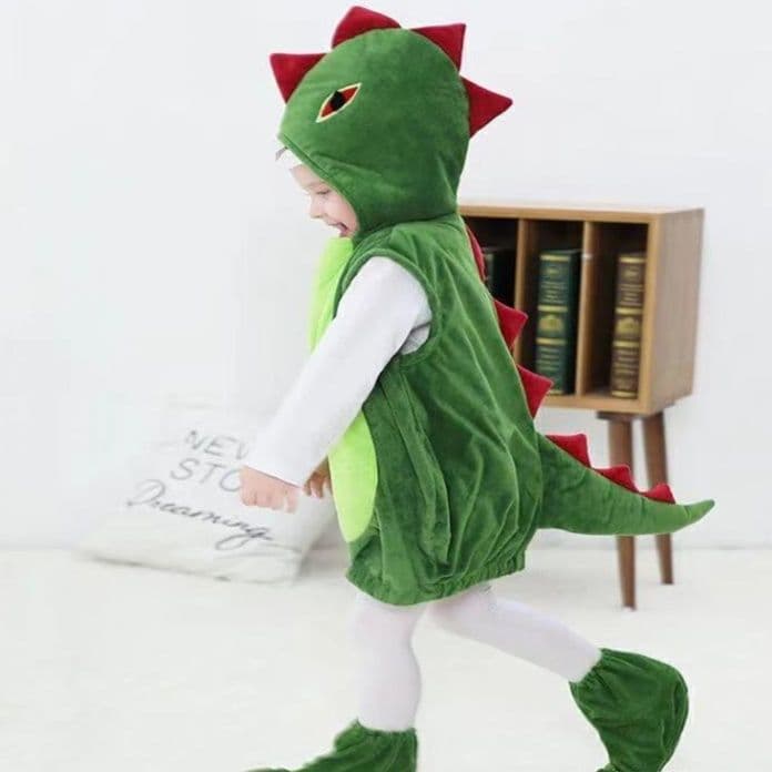 こどもコスプレ こどもコスプレ もふもふ恐竜ベスト衣装