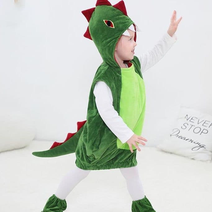 こどもコスプレ こどもコスプレ もふもふ恐竜ベスト衣装