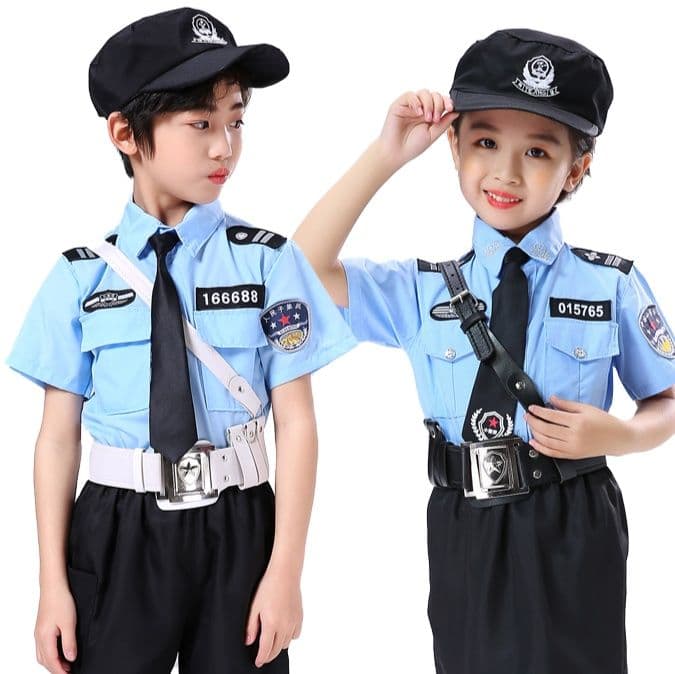 こどもコスプレ こどもコスプレ ちびっこ警察官なりきり制服