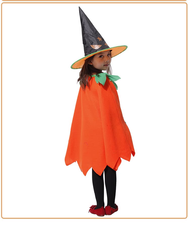 こどもコスプレ こどもコスプレ 魔法のかぼちゃ魔女セット