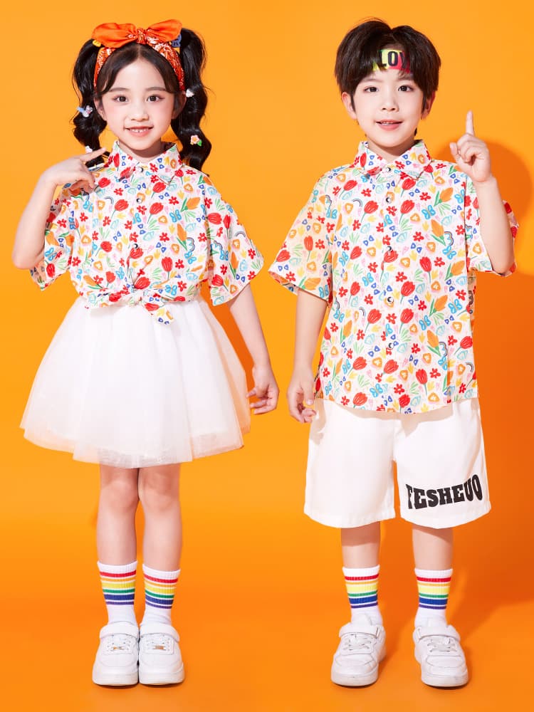 こどもコスプレ こどもコスプレ 花咲きツインズハロウィンセット