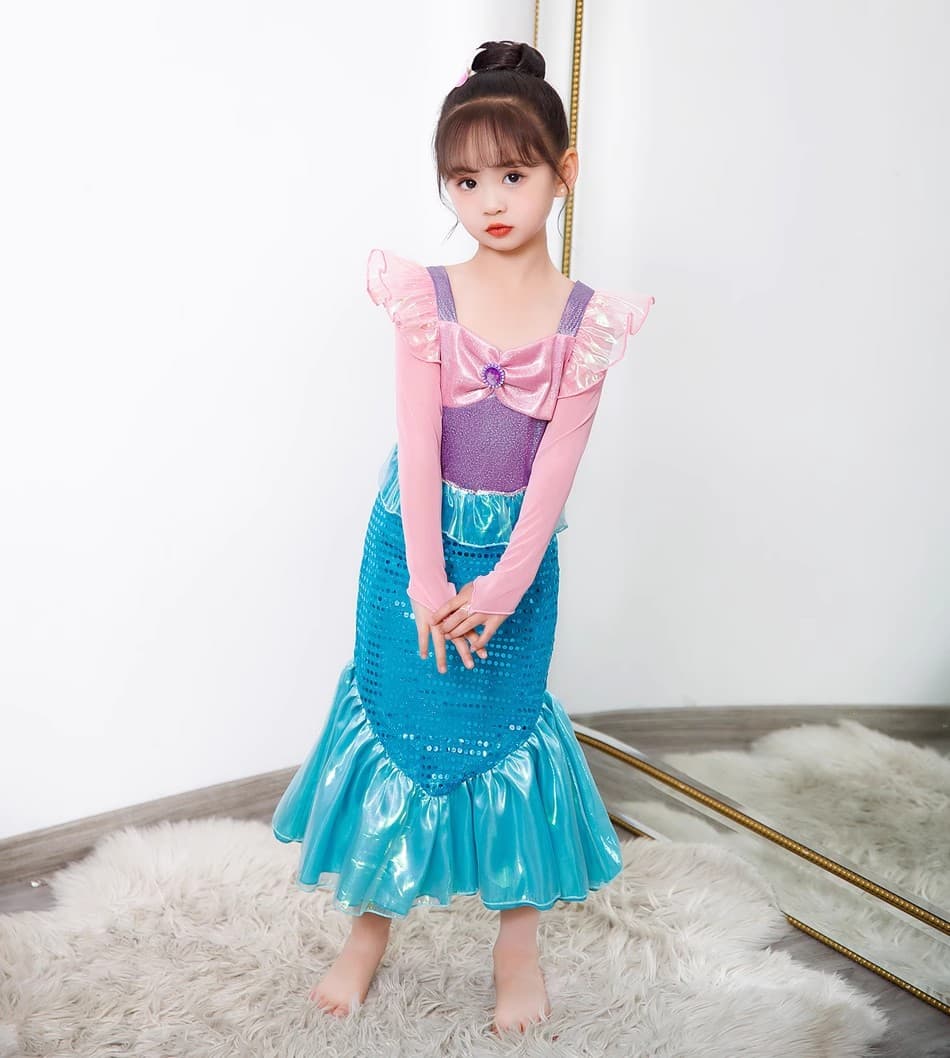 こどもコスプレ こどもコスプレ 夢見る人魚姫ドレス