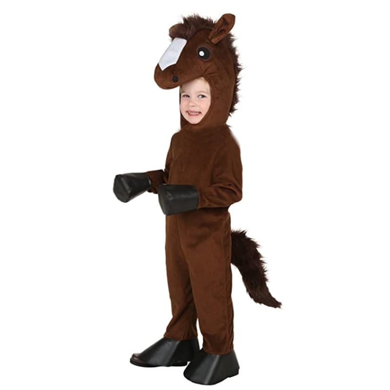 こどもコスプレ こどもコスプレ おとぎの国の馬なりきり着ぐるみ