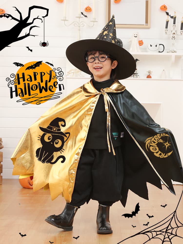 こどもコスプレ こどもコスプレ 魔法使い見習いケープセット
