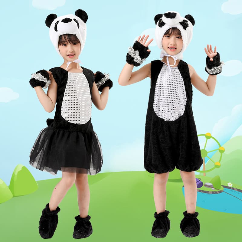 こどもコスプレ こどもコスプレ きらきらパンダ変身セット