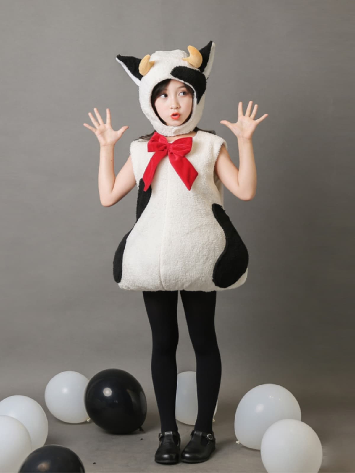 こどもコスプレ こどもコスプレ もこもこ牛さん変身着ぐるみ