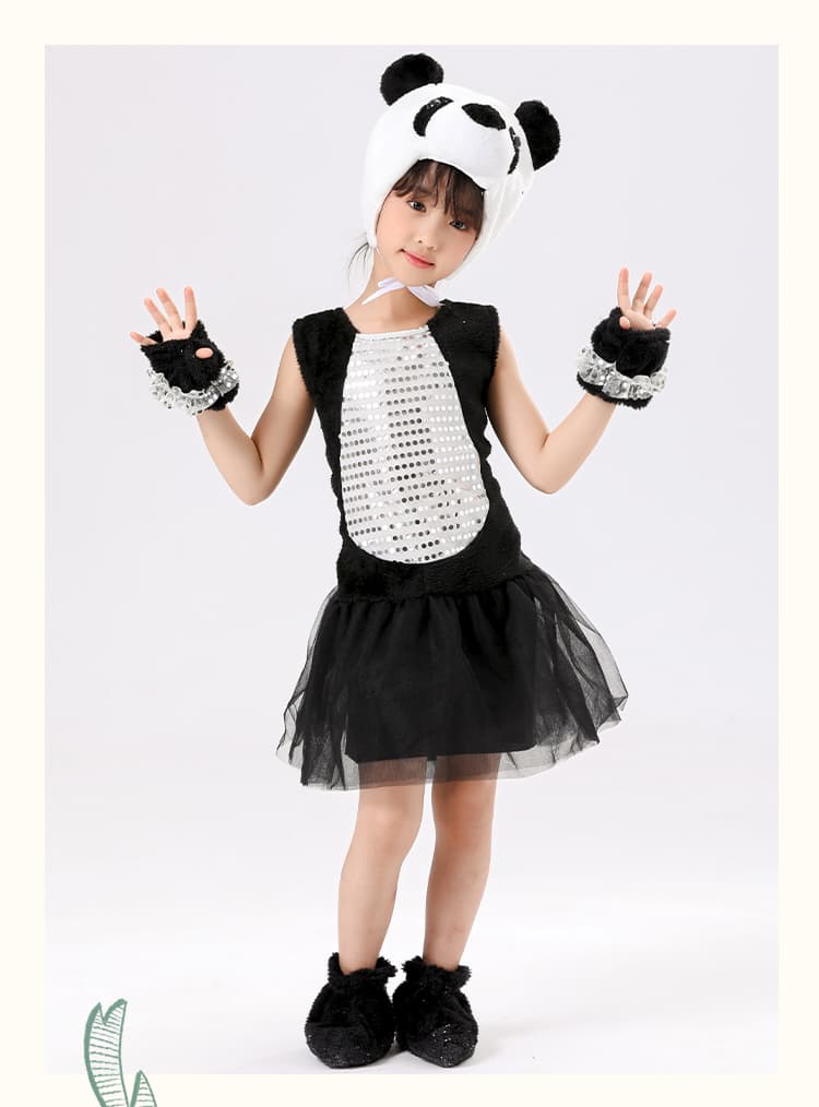 こどもコスプレ こどもコスプレ きらきらパンダ変身セット