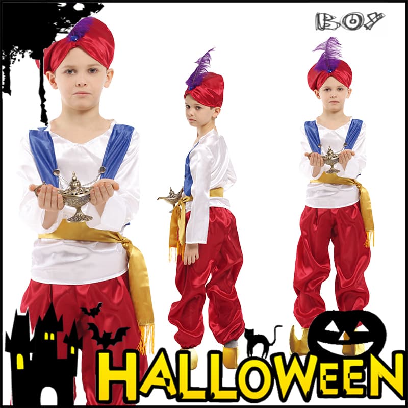 こどもコスプレ こどもコスプレ 魔法のランプ 子ども用アラビアン衣装