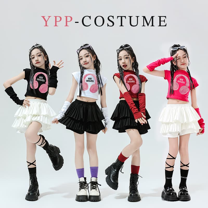 こどもコスプレ こどもコスプレ 音楽系ダンサー風セット衣装