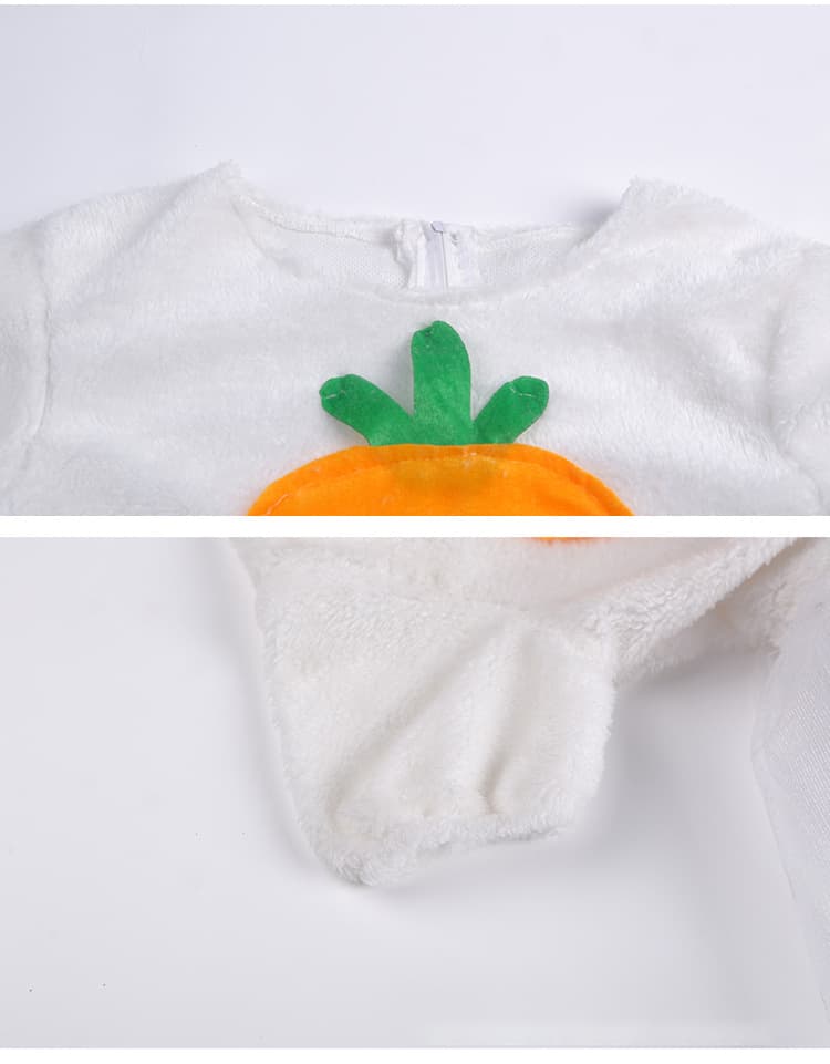 こどもコスプレ こどもコスプレ もふもふうさぎの野菜収穫衣装