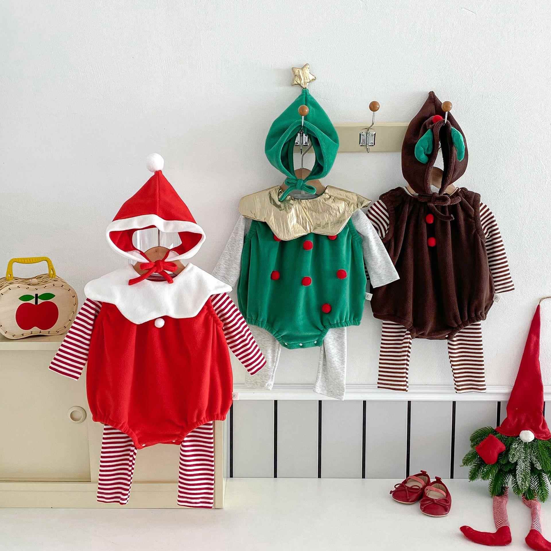 こどもコスプレ こどもコスプレ クリスマス森の妖精ロンパース