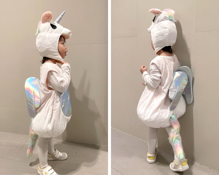 こどもコスプレ こどもコスプレ ゆめかわ一角獣なりきり衣装