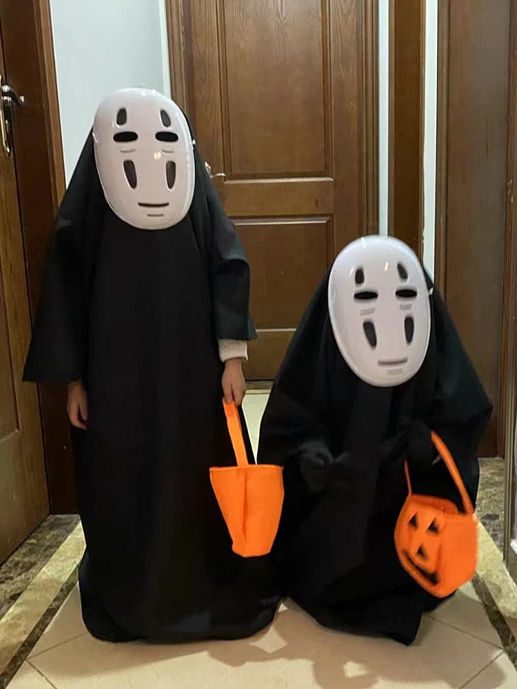 こどもコスプレ こどもコスプレ 神秘の顔模様 幽霊なりきりセット