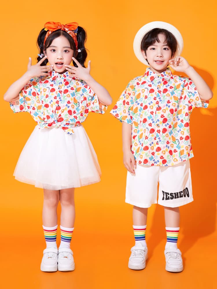 こどもコスプレ こどもコスプレ 花咲きツインズハロウィンセット