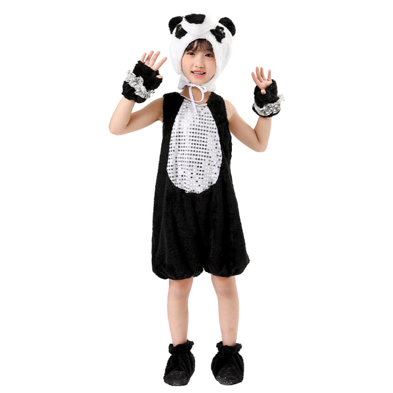 こどもコスプレ こどもコスプレ きらきらパンダ変身セット