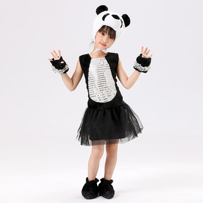 こどもコスプレ こどもコスプレ きらきらパンダ変身セット
