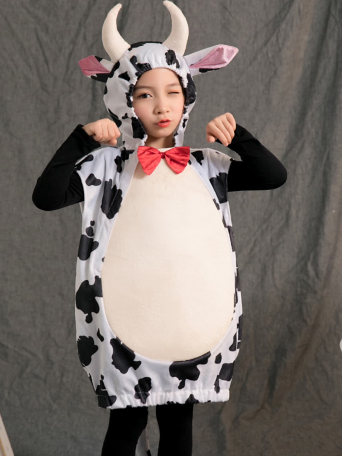こどもコスプレ こどもコスプレ もこもこ牛さん変身着ぐるみ