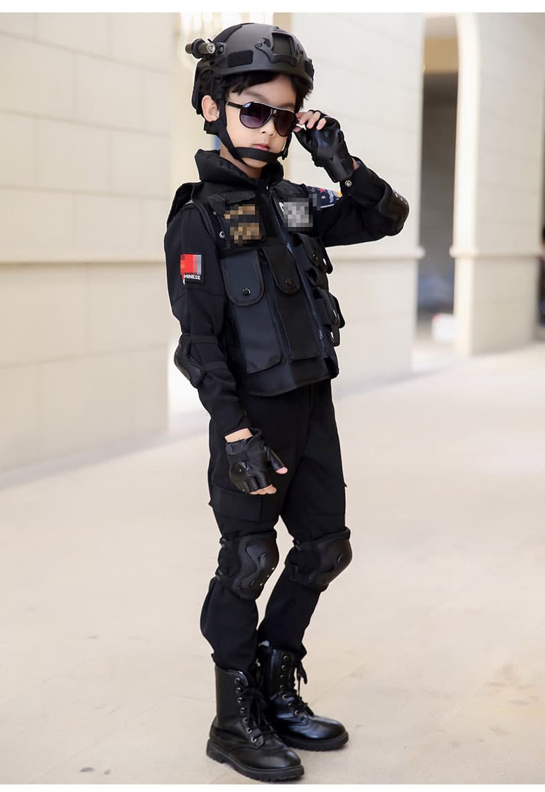 こどもコスプレ こどもコスプレ 特殊部隊なりきり子ども戦術服セット