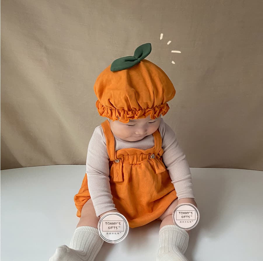 こどもコスプレ こどもコスプレ しあわせかぼちゃベビー衣装セット