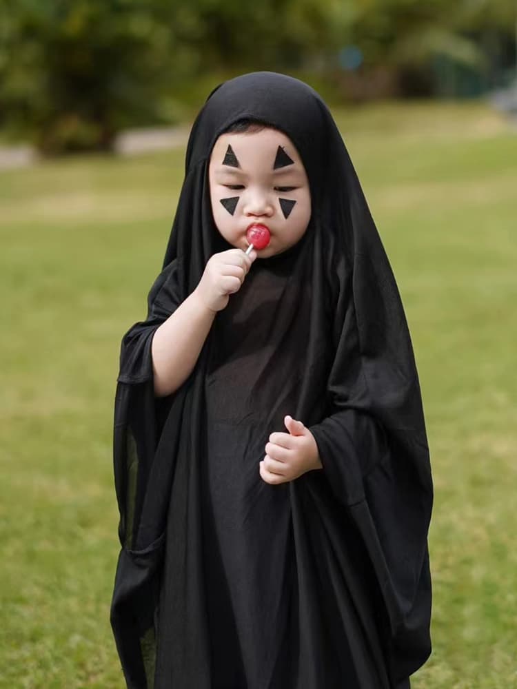 こどもコスプレ こどもコスプレ 神秘の顔模様 幽霊なりきりセット