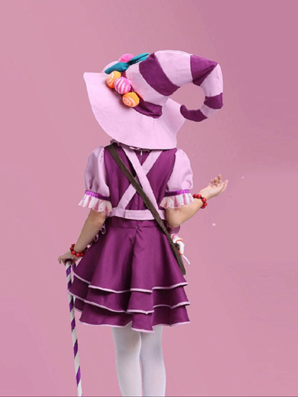 こどもコスプレ こどもコスプレ お菓子の魔女 ふんわりドレス衣装