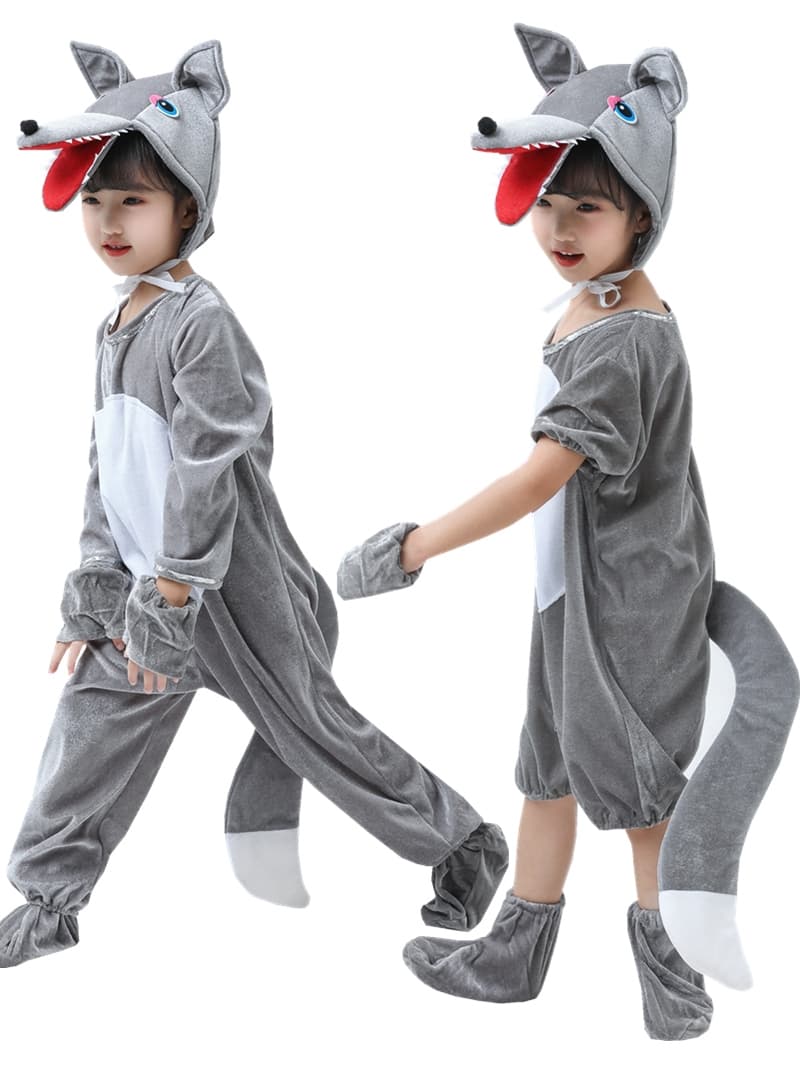 こどもコスプレ こどもコスプレ おどろおどろ狼なりきり着ぐるみ
