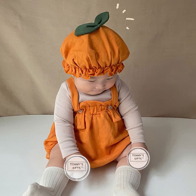 こどもコスプレ こどもコスプレ しあわせかぼちゃベビー衣装セット