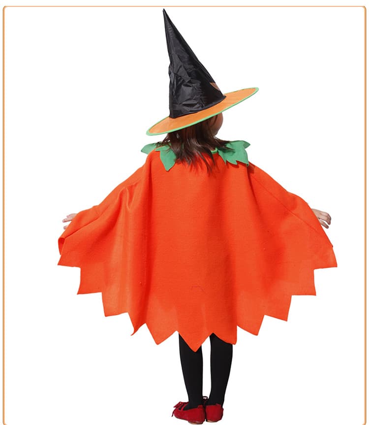 こどもコスプレ こどもコスプレ 魔法のかぼちゃ魔女セット