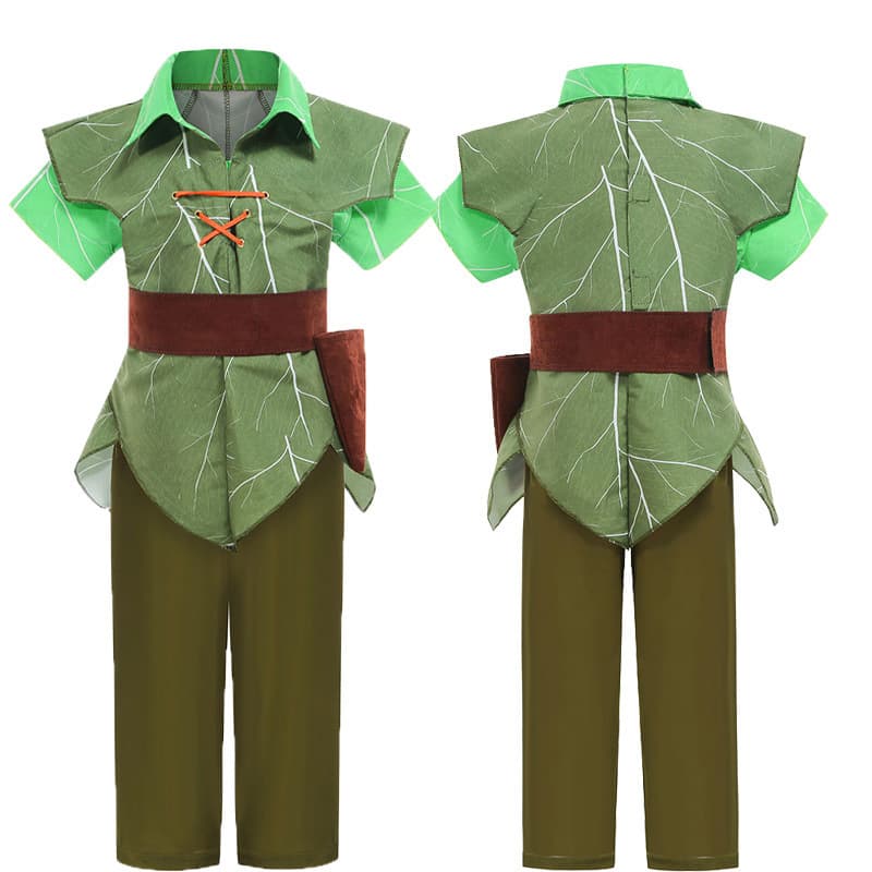 こどもコスプレ 森の冒険者 葉っぱの戦士 なりきり衣装