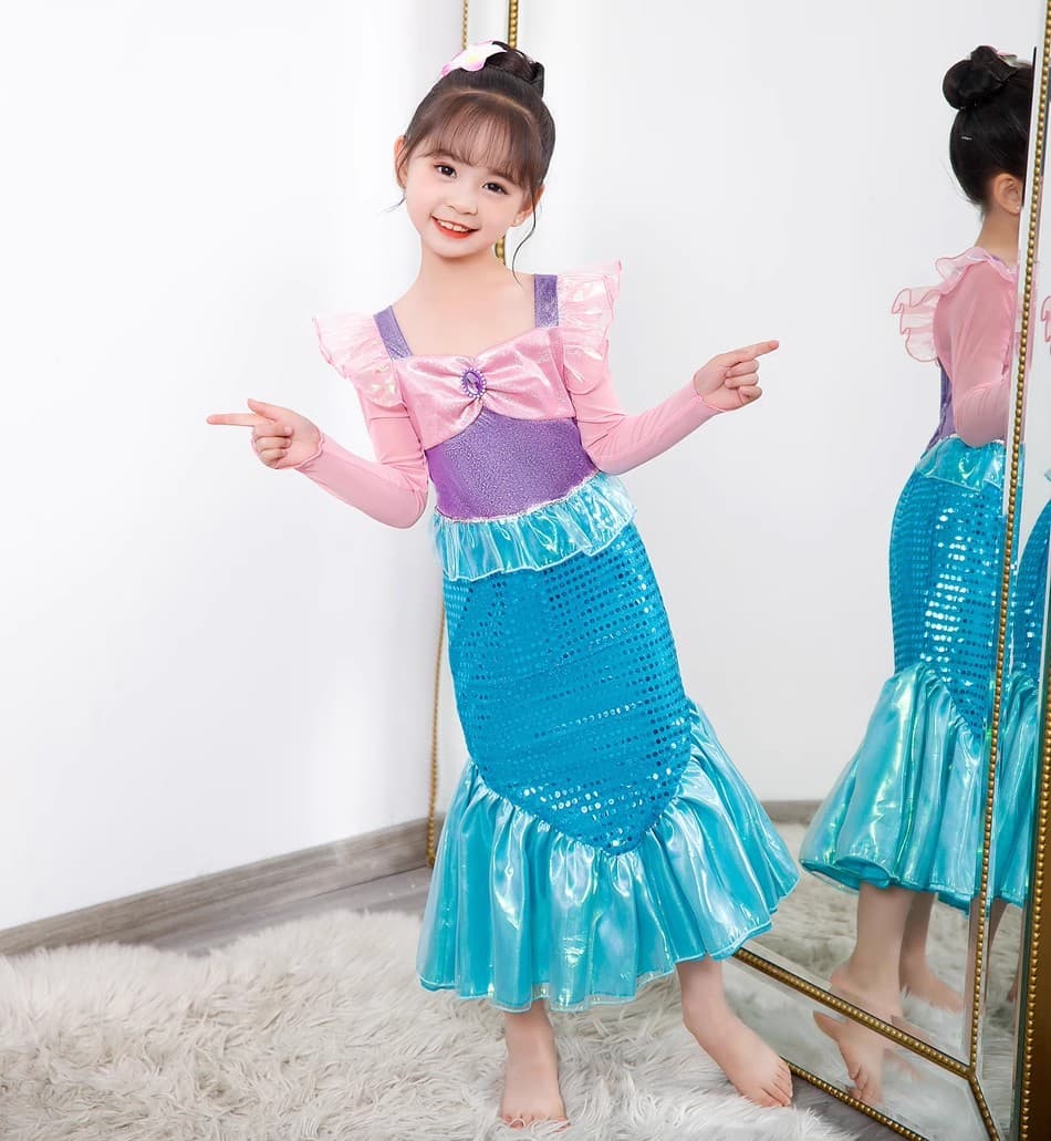 こどもコスプレ こどもコスプレ 夢見る人魚姫ドレス