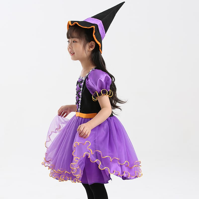 こどもコスプレ こどもコスプレ 魔法使い少女ドレスセット