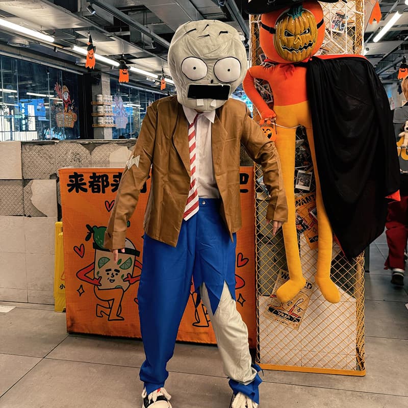 こどもコスプレ こどもコスプレ おもしろゾンビ サラリーマン 親子セット