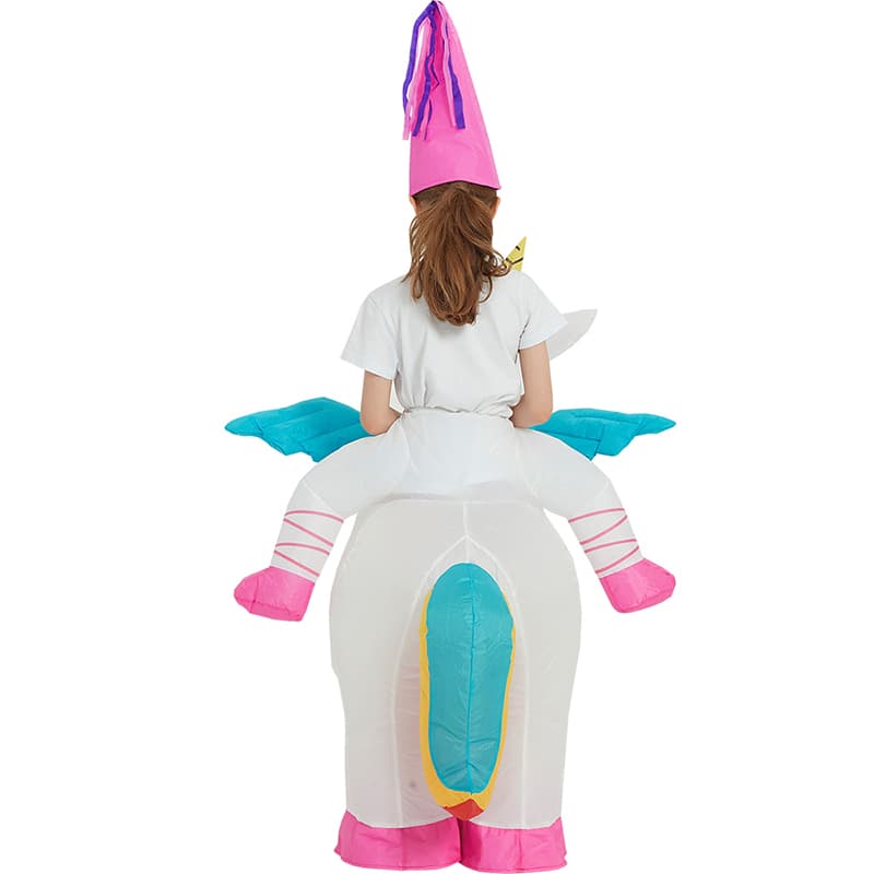こどもコスプレ こどもコスプレ 空気で膨らむ一角獣騎乗衣装