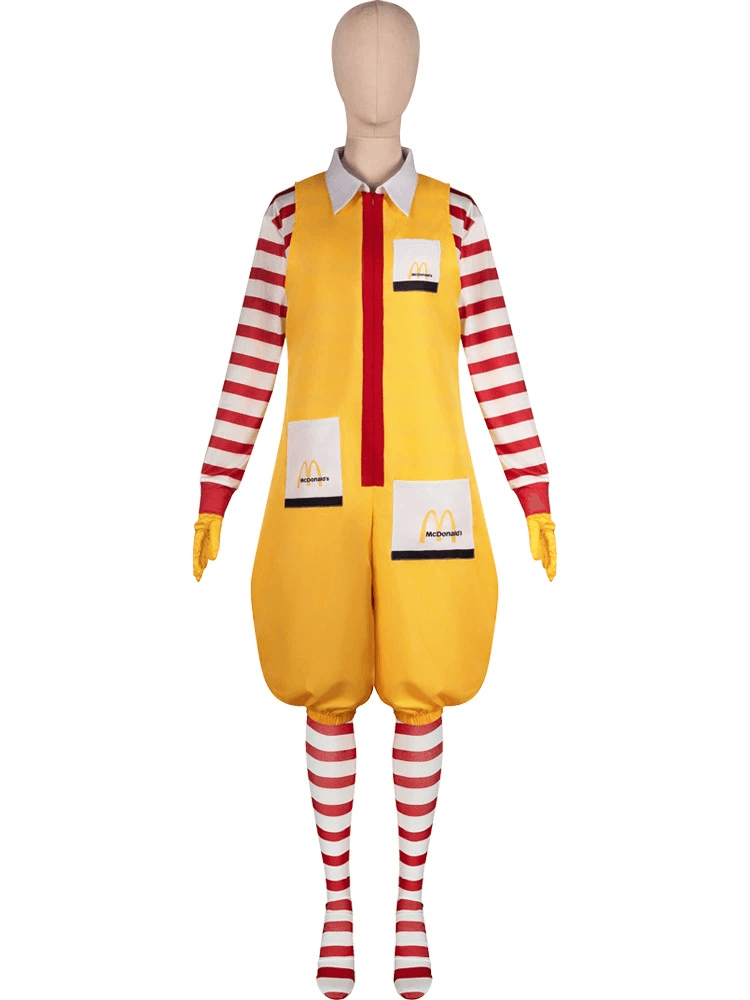 こどもコスプレ こどもコスプレ 人気ファストフード店の従業員風コスプレセット