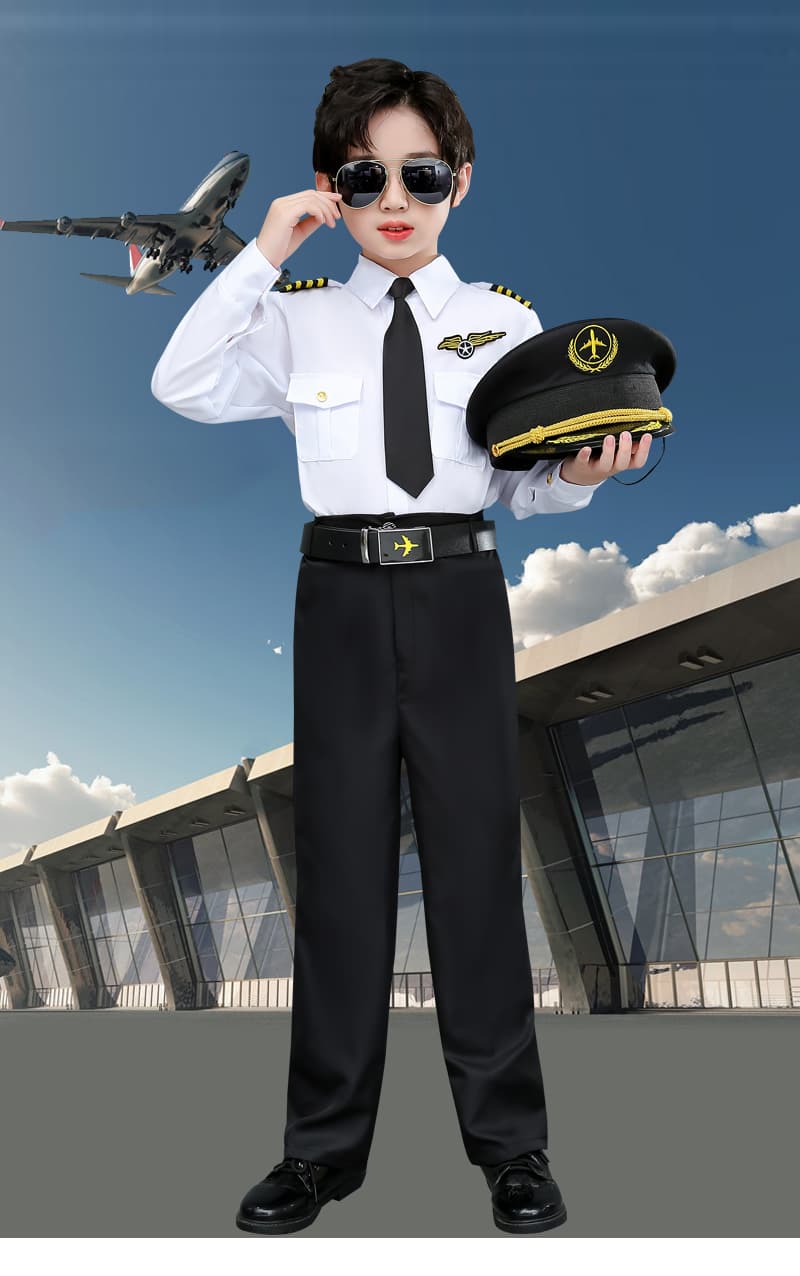 こどもコスプレ こどもコスプレ 空の乗務員セット