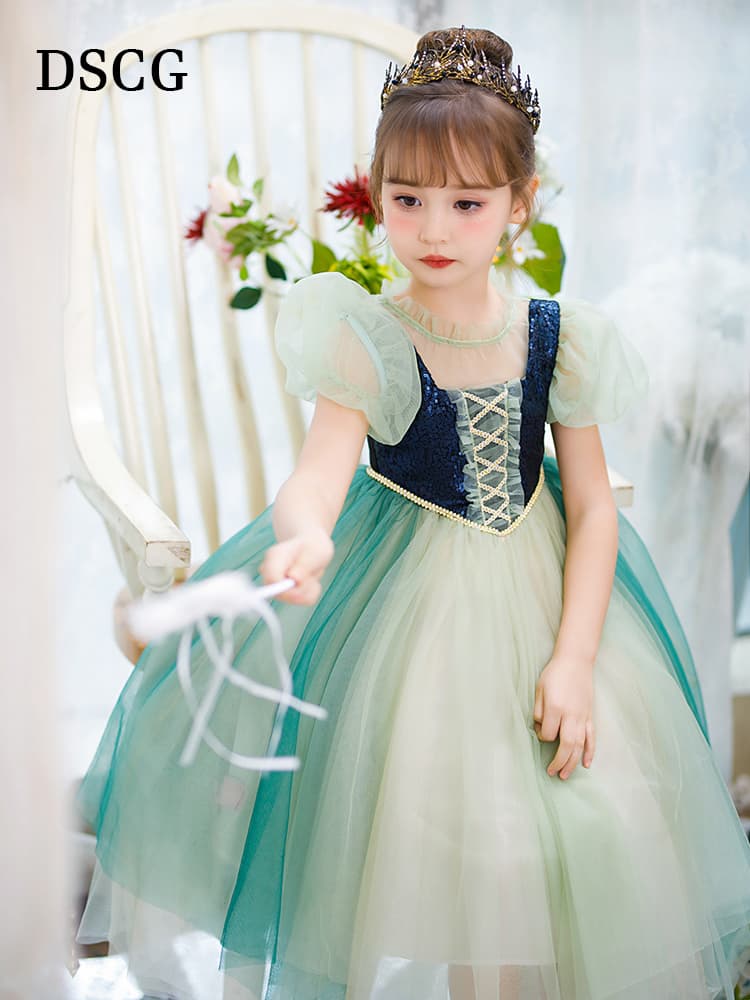 こどもコスプレ こどもコスプレ お姫様チュールドレス 王冠セット