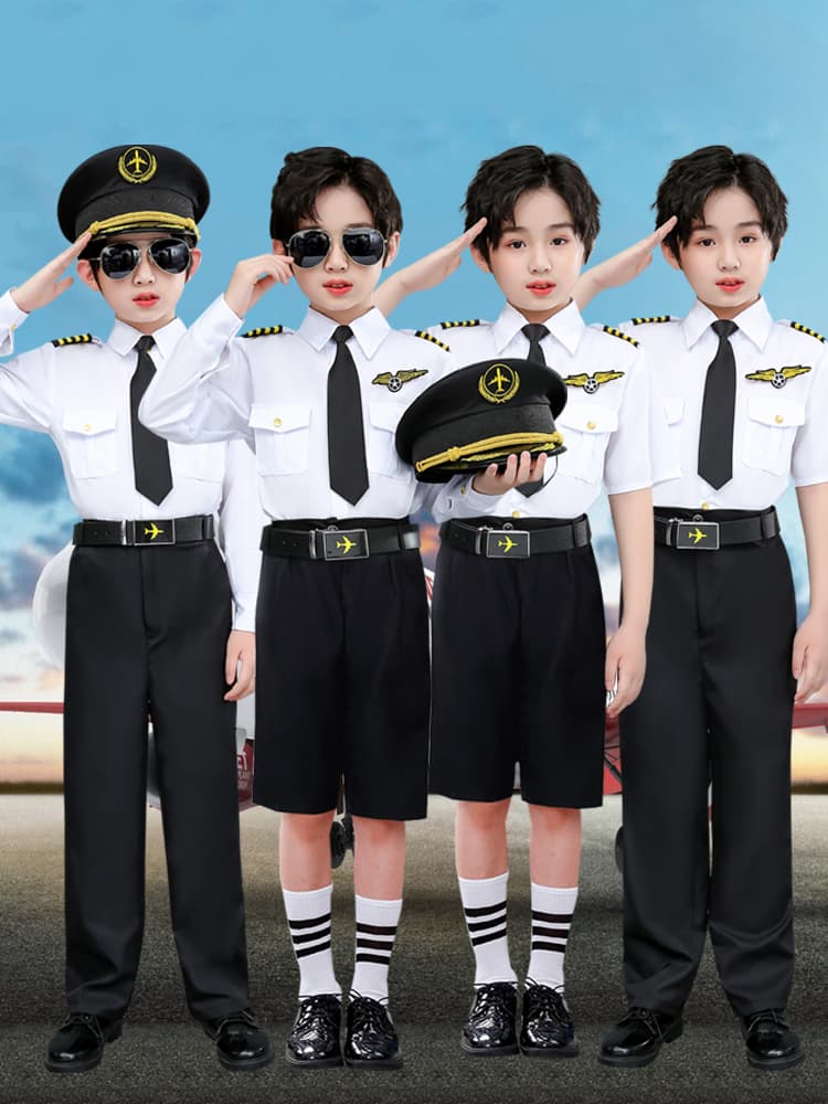 こどもコスプレ こどもコスプレ 空の乗務員セット
