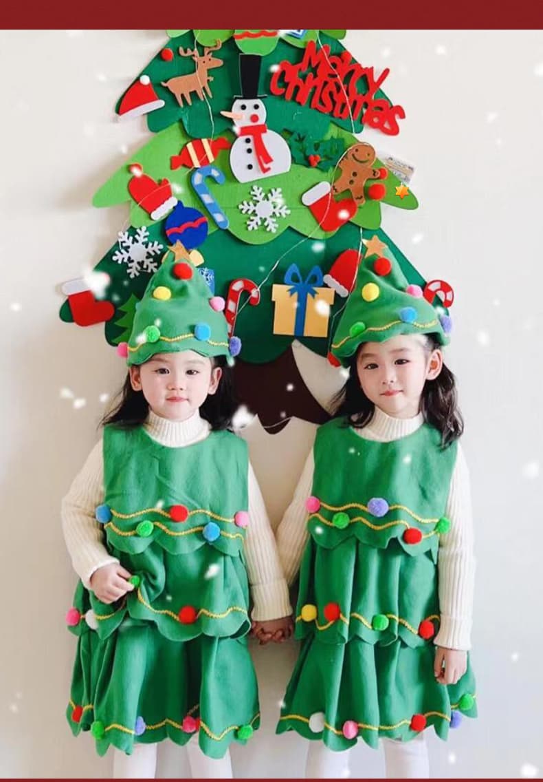 こどもコスプレ こどもコスプレ もふもふモミの木 コスチューム