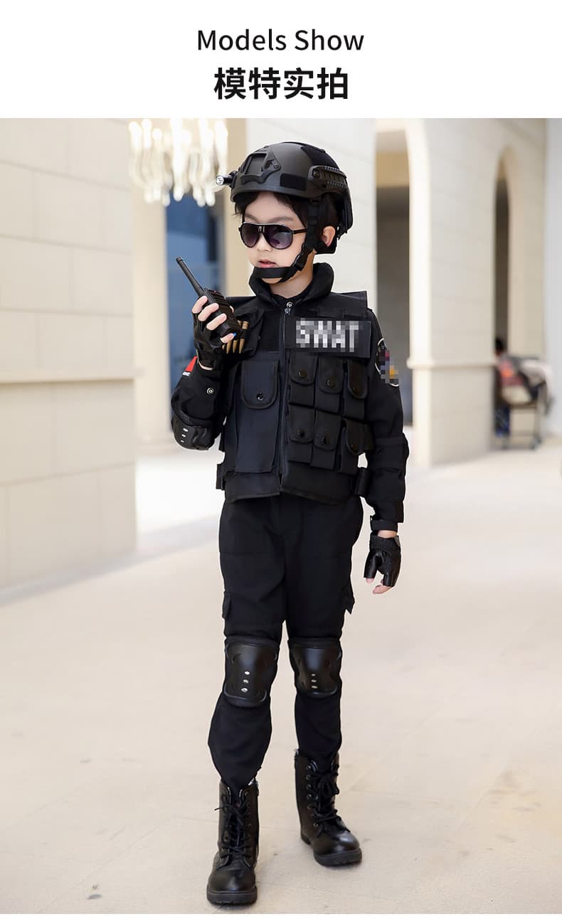 こどもコスプレ こどもコスプレ 特殊部隊なりきり子ども戦術服セット