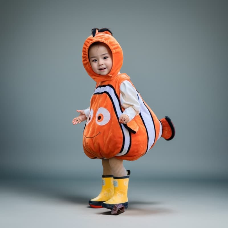 こどもコスプレ こどもコスプレ ふわふわ熱帯魚なりきり着ぐるみ