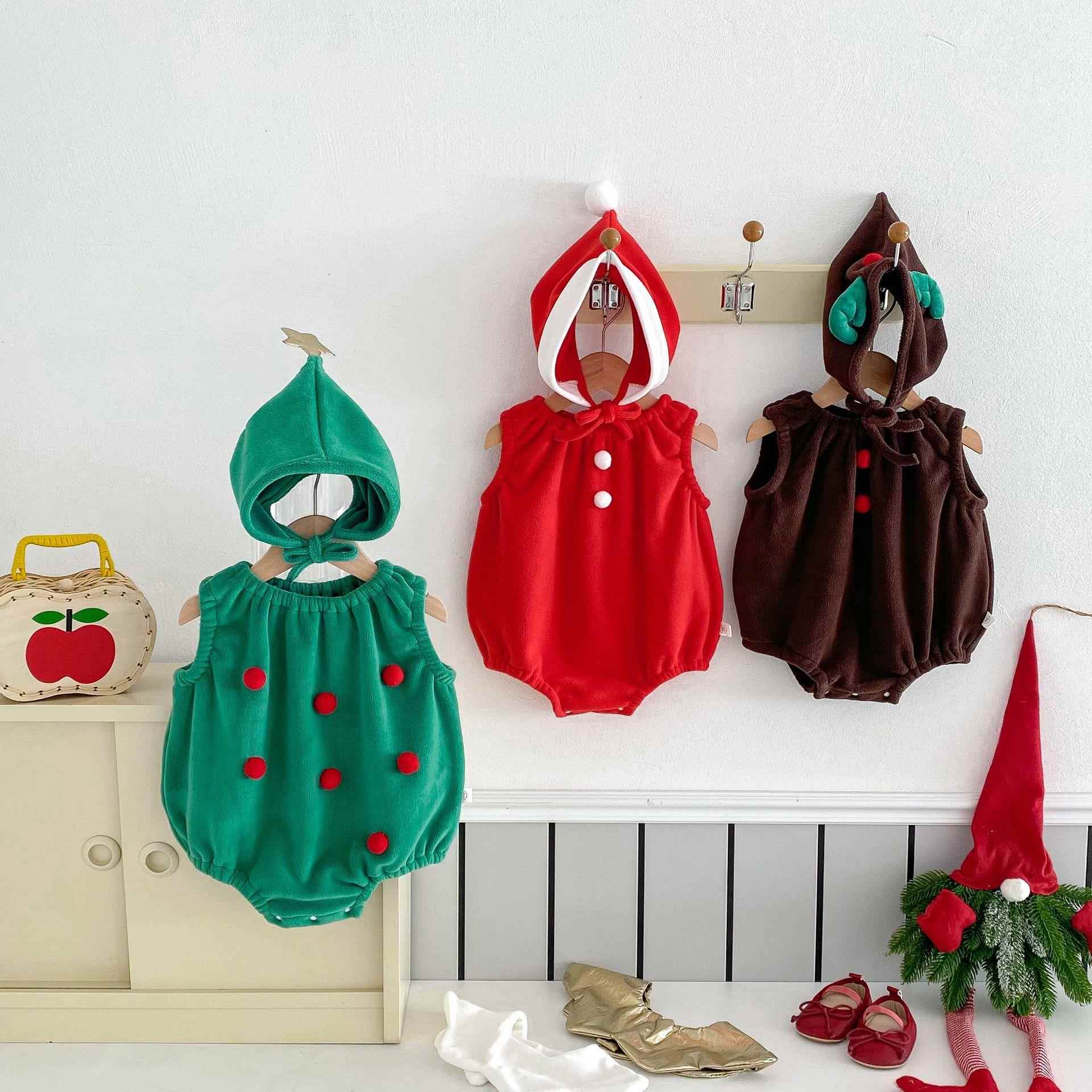 こどもコスプレ こどもコスプレ クリスマス森の妖精ロンパース